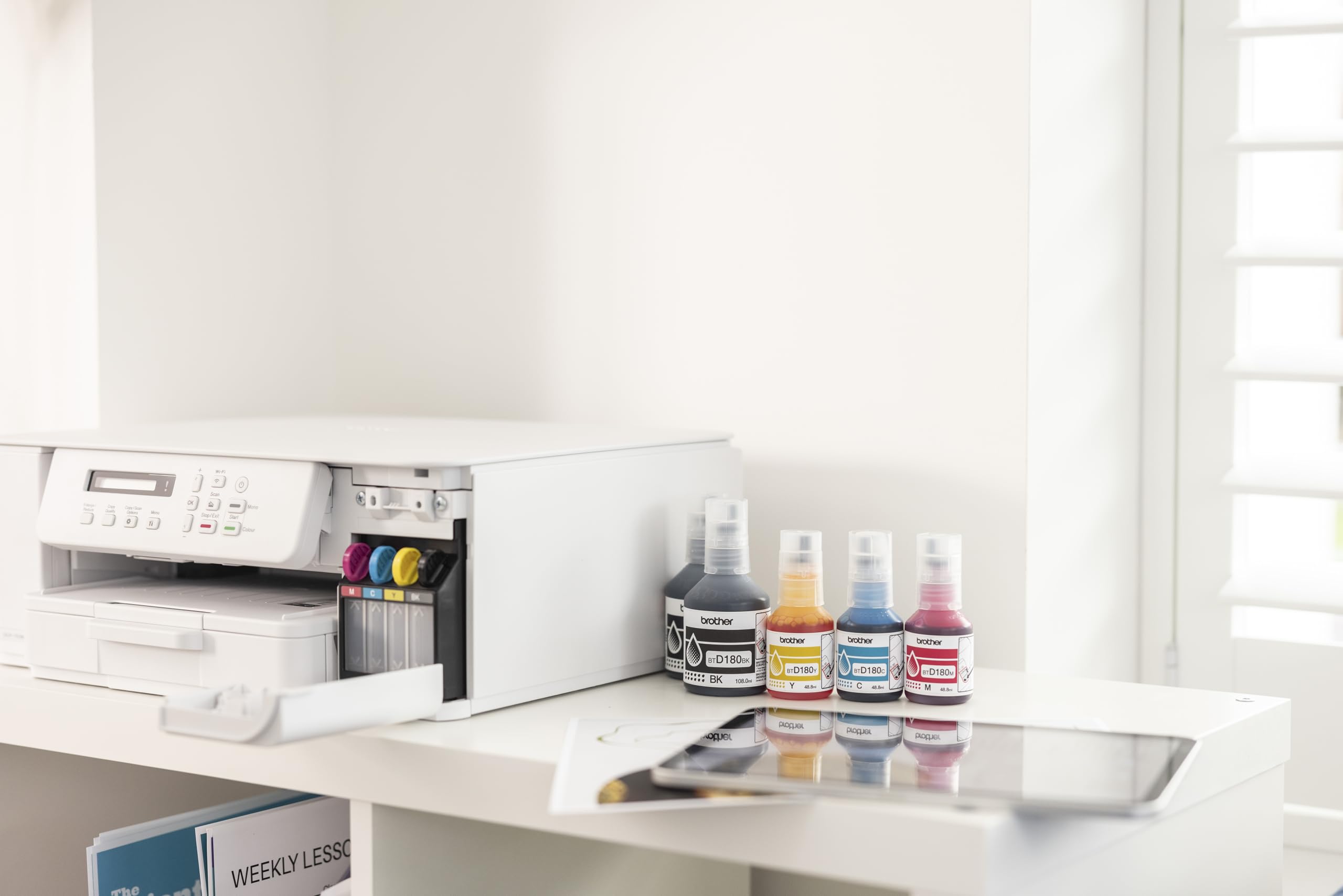 Brother tankbenefit DCP-T583DW nachfüllbarer 3-in-1 Tintentankdrucker | USB & WLAN | Exklusiv bei Amazon