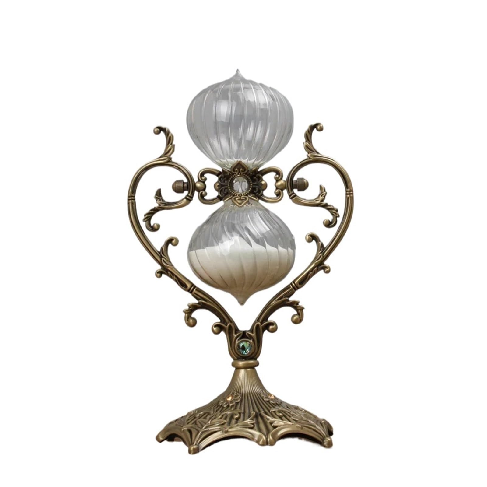 1 Pieza de Adorno de Temporizador de Reloj de Arena en Forma de corazón para Decoración