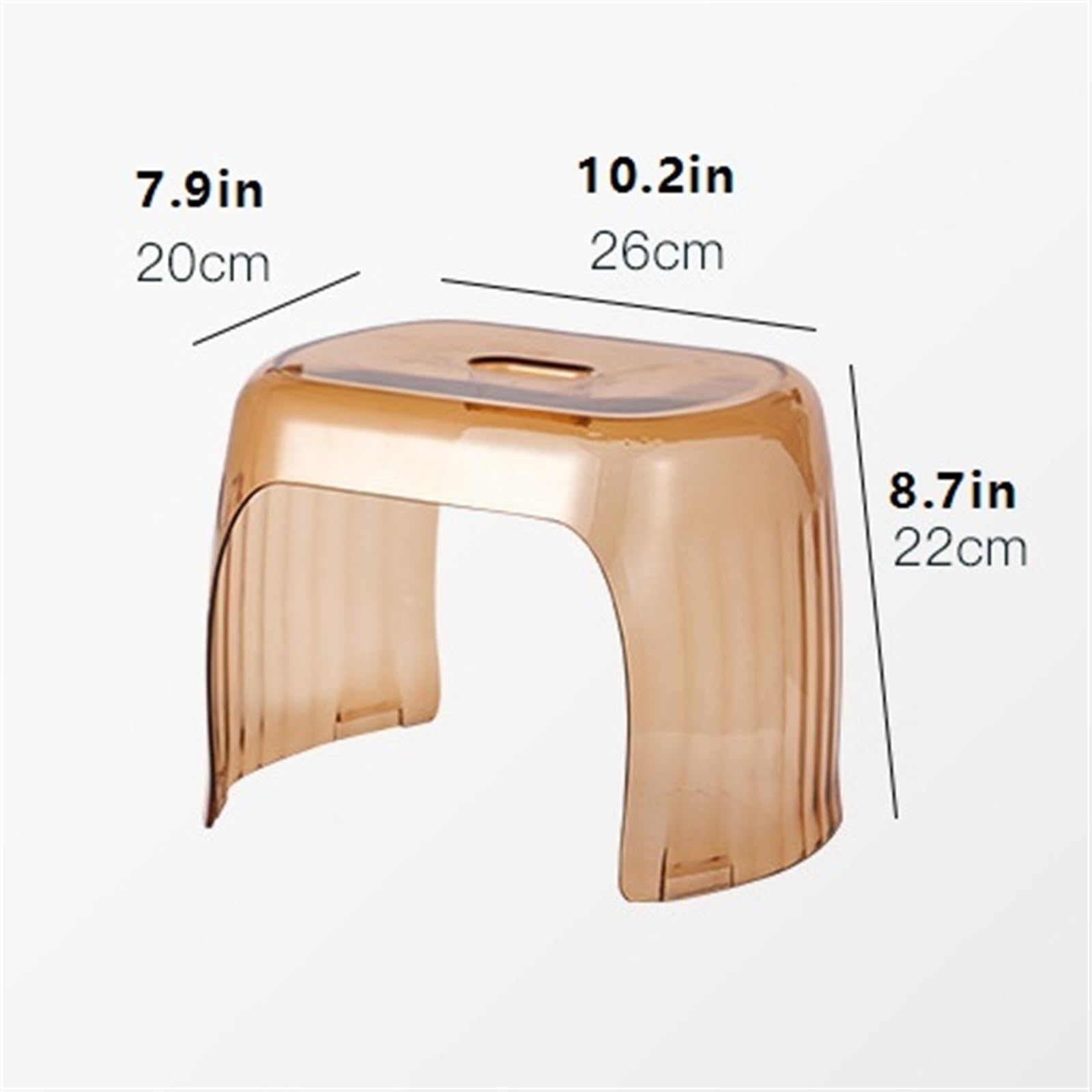 Taburete de Inodoro Engrosado for el hogar for Ayudar al Inodoro Taburete for pies Almohadilla for baño Taburete for Lavabo Taburete for baño Taburete baño(White,15.2 * 8.9 * 6.7in)