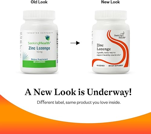 Miniatura 7 de Seeking Health Zinc masticable, 15 mg de bisglicinato de zinc quelatado TRAACS, apoyo inmunológico, sabor natural a frutas, vegetariano y vegano (60