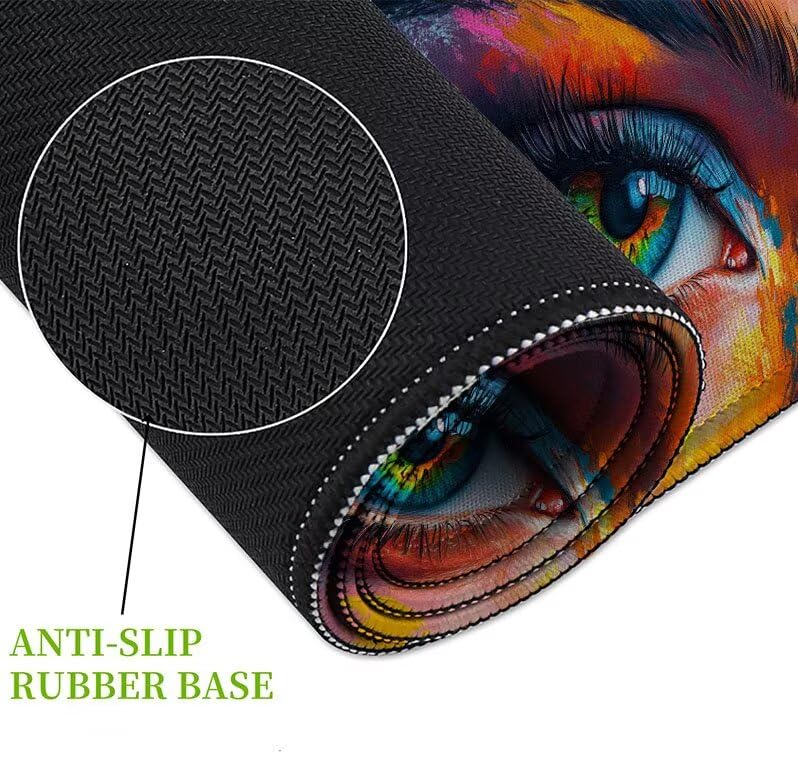 Tapete ratón amplio de 80x40cm para proteger tu mesa y usar el portátil con total libertad 5