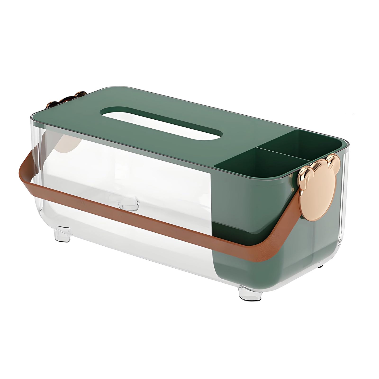 APGLSXY Stylish Covered Tissue Box with Lid Paper Towel Dispenser for Kitchen Desktop Organization Desktop Storage Box