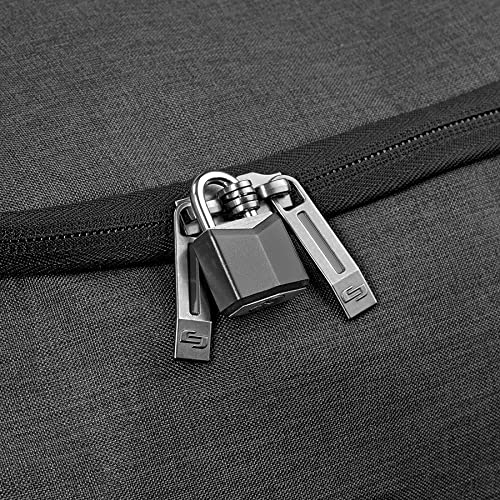 Solo New York Leroy Carry-On Wheeled Duffle Bag, 49L Capacity, Grey, 22 Inch