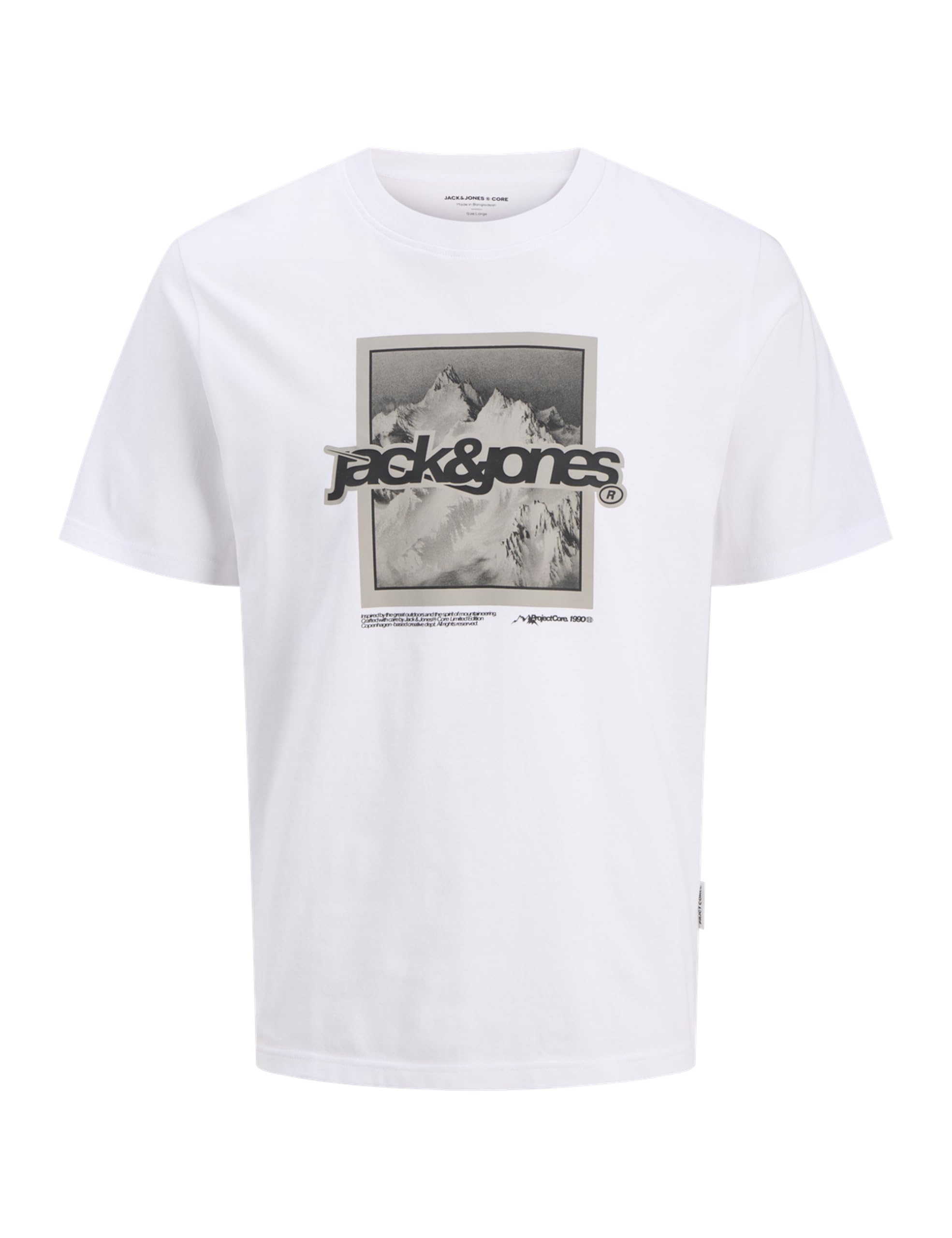 JACK & JONES Jcoflare Brainding Tee Ss Crew Neck