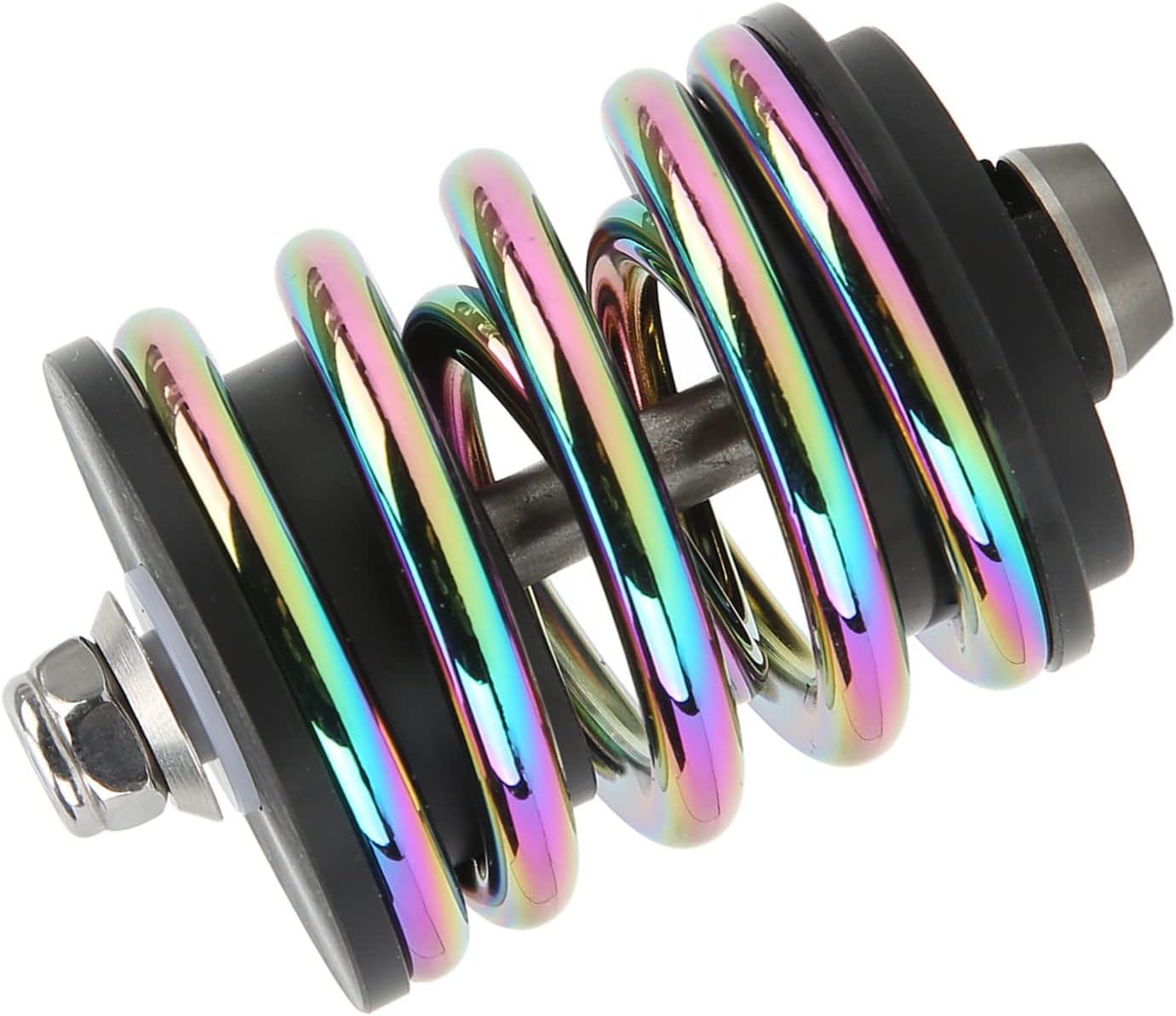 Folding Rear Shock Absorbers, High-Durability Stainless Steel Spring Suspension Accessories, Compatible with Brompton Folding Bike