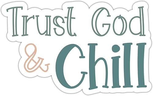 Miniatura 9 de ZURRAM Adhesivo Christian Faith Trust Your Journey, vinilo impermeable con citas religiosas de Jesús Dios, calcomanías para laptop, botella de agua