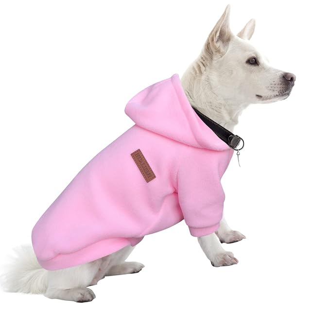 HuaLiSiJi Sudaderas Perros Pequeños Dog Hoodie Fleece Jumper Ropa Perro Pequeño,Cálido y Ligero, Textura Suave