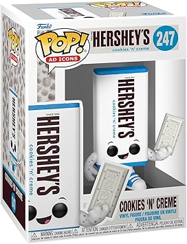 Funko Pop AD Icons: Hersheys - Cookies N' Creme​ - Hershey's - Collectable Vinyl Figure - Gift Idea - Official Merchandise - Toys for Kids & Adults - Ad Icons Fans - Model Figure for Collectors