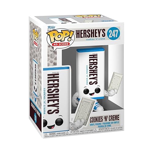 Funko Pop AD Icons: Hersheys - Cookies N' Creme - Hershey's - Collectable Vinyl Figure - Gift Idea - Official Merchandise - Toys for Kids & Adults - Ad Icons Fans - Model Figure for Collectors