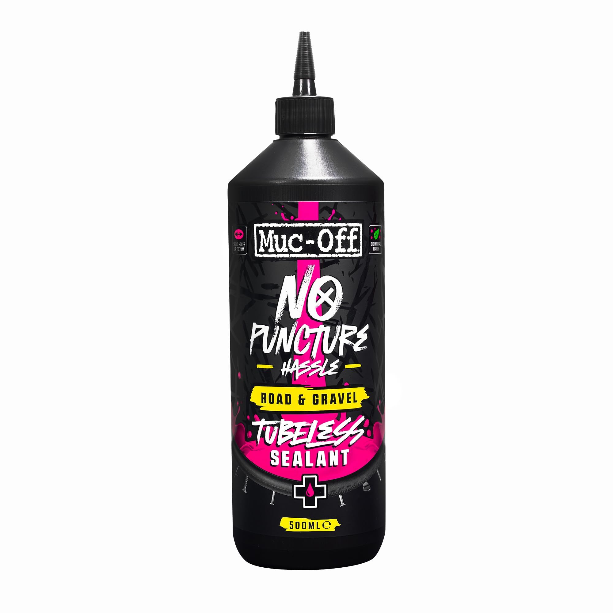 Muc-Off No Puncture Hassle Tubeless Sealant Bottle 500ml ROAD & GRAVEL VERSION