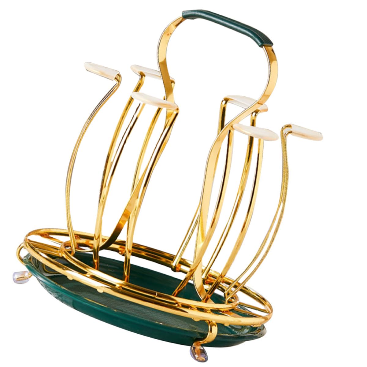 GALPADA Porte-gobelet Égouttoir en Fer Robuste et Antirouille Cuisine Domestique ou Professionnelle, Support de Tasse Créatif et Décoratif Design Européen
