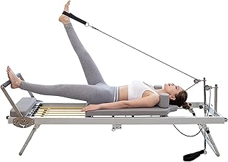 BYCDD Pilates Reformer For Household Exercise Yoga Equipment Adjustable Intensity, Multifunctional Folding Yoga Bed Pilates Bed Fitness Equipment