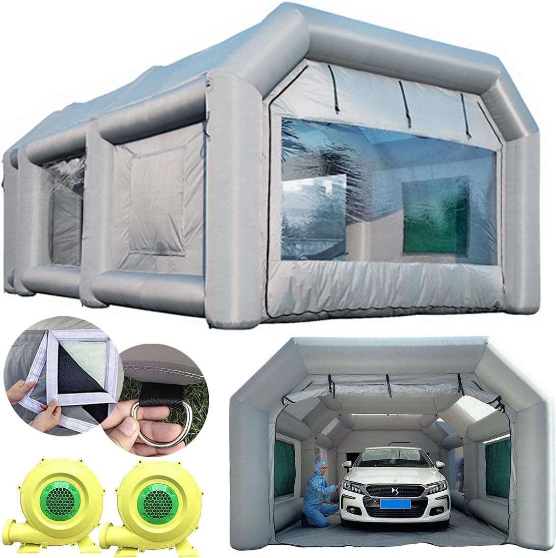 Sewinfla Professional Inflatable Paint Booth 23x13x8.5Ft