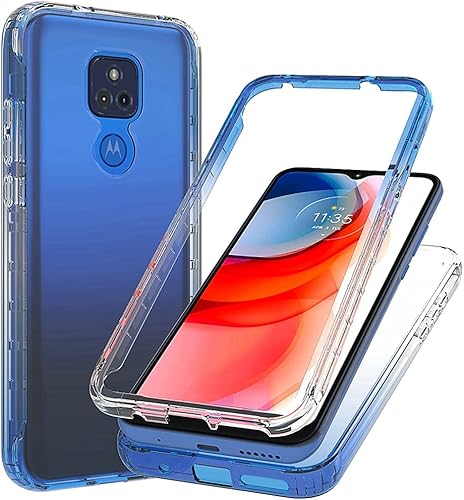 Miniatura 6 de Funda para Moto G Play 2021, funda Motorola G Play para niñas y mujeres, transparente de cuerpo completo, a prueba de golpes, carcasa de