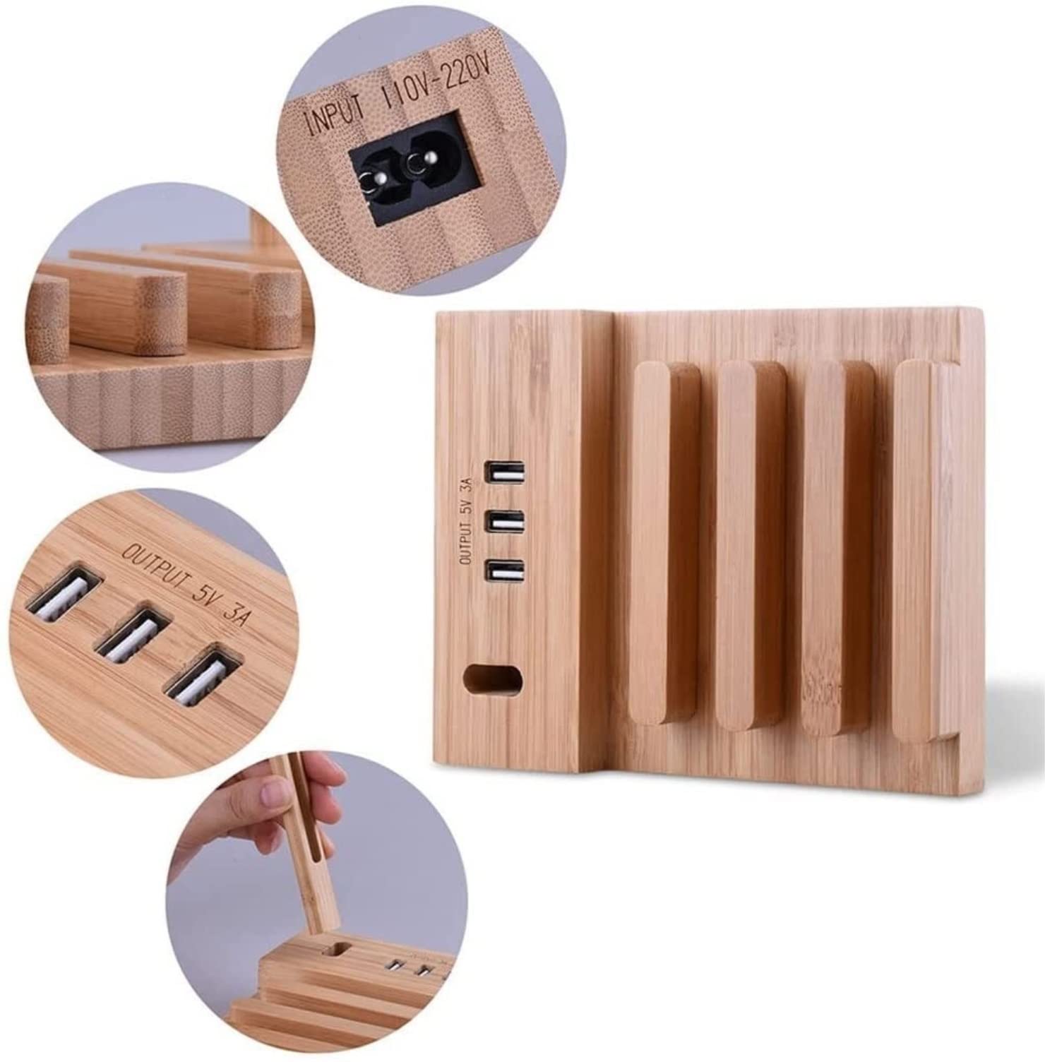soporte para auriculares, Soporte de madera ligero for colgar auriculares