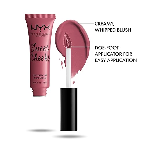 Miniatura 2 de NYX PROFESSIONAL MAKEUP Sweet Cheeks Tinte Suave para Mejillas, Rubor en Crema - Baby Doll