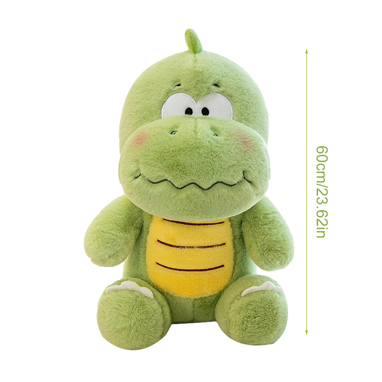 Dinosaurio Genérico Verde, Peluche - Lindo Verde Pequeño, Almohada Cómodo
