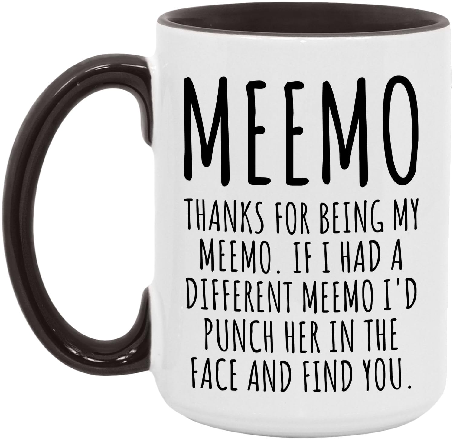 Amazon.com: Thanks For Being My Meemo Funny Coffee Mug - Best meemo
