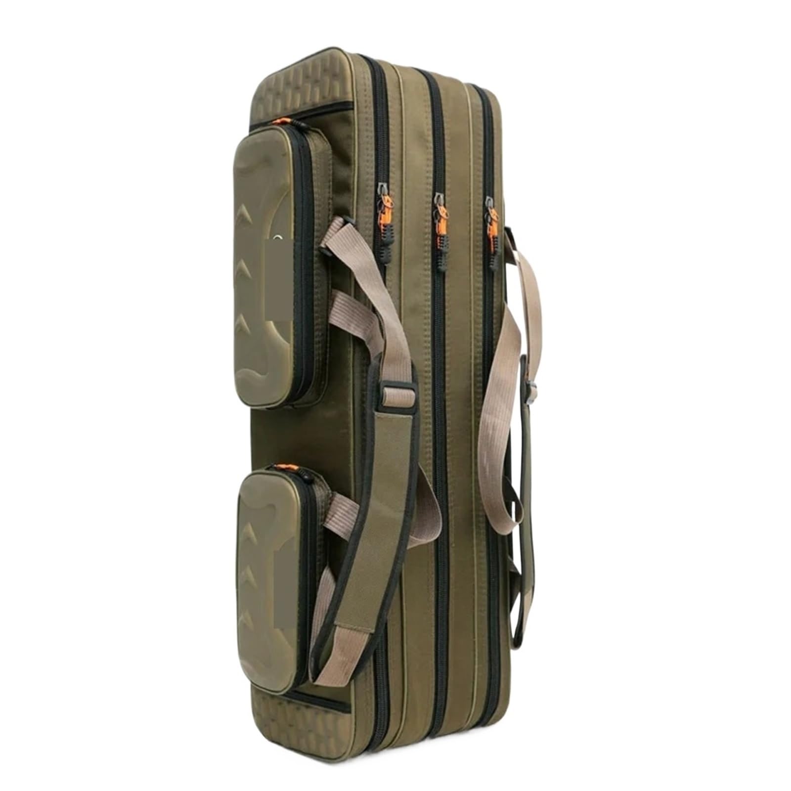 Angeltasche Multifunktionale Angelrute Tasche 2/3/4 Schichten 80CM-130CM Angelgerät Taschen Oxford Angeln Reel Getriebe Lagerung Fall FüR AngelausrüStung(4 Layer 80cm)