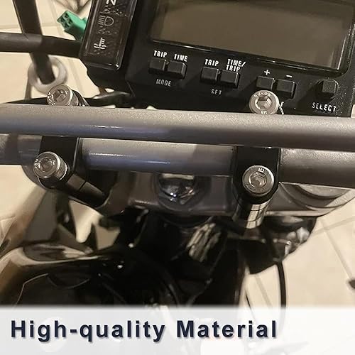 Miniatura 6 de Xitomer Elevadores de manillar de motocicleta ATV de 78 pulgadas con abrazaderas, apto para Grom MSX125  CRF 250L, KLR650, DRZ 400SV-Strom, FZ1  FZ8