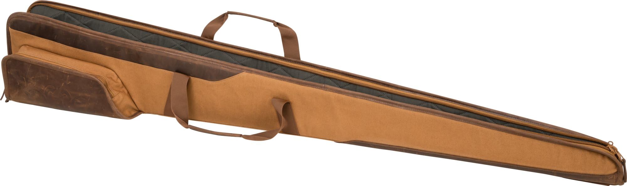 Blaser – Flintenfutteral Canvas/Leder | Robuster Schutz & Elegantes Design | Sand | Cotton Canvas & Rindsleder | Für Flinten bis 139 cm