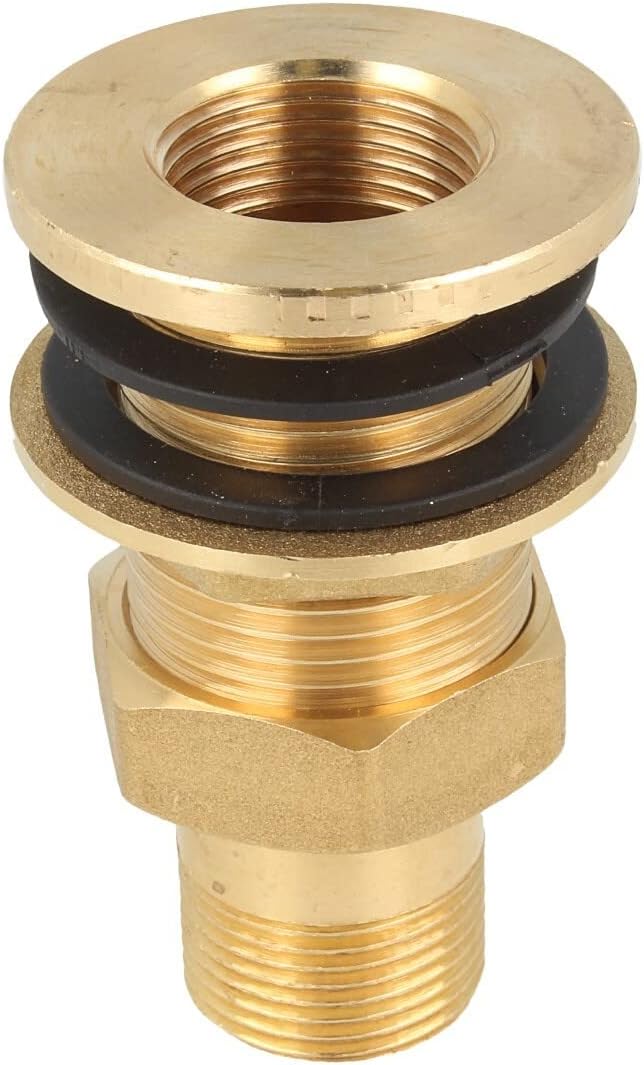 Tankdurchführung G1/2 Messing - Praktische Schlauchverbindung Für Wassertanks & Pumpen