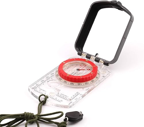 Funtalker Orienteering Map Brújula para acampar, senderismo, caza y supervivencia