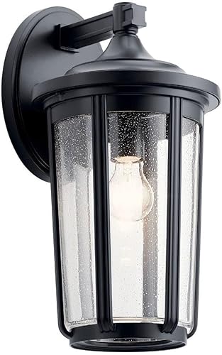 Miniatura 9 de Kichler Lighting Fairfield - Lámpara de pared (11 pulgadas, 1 luz), color negro