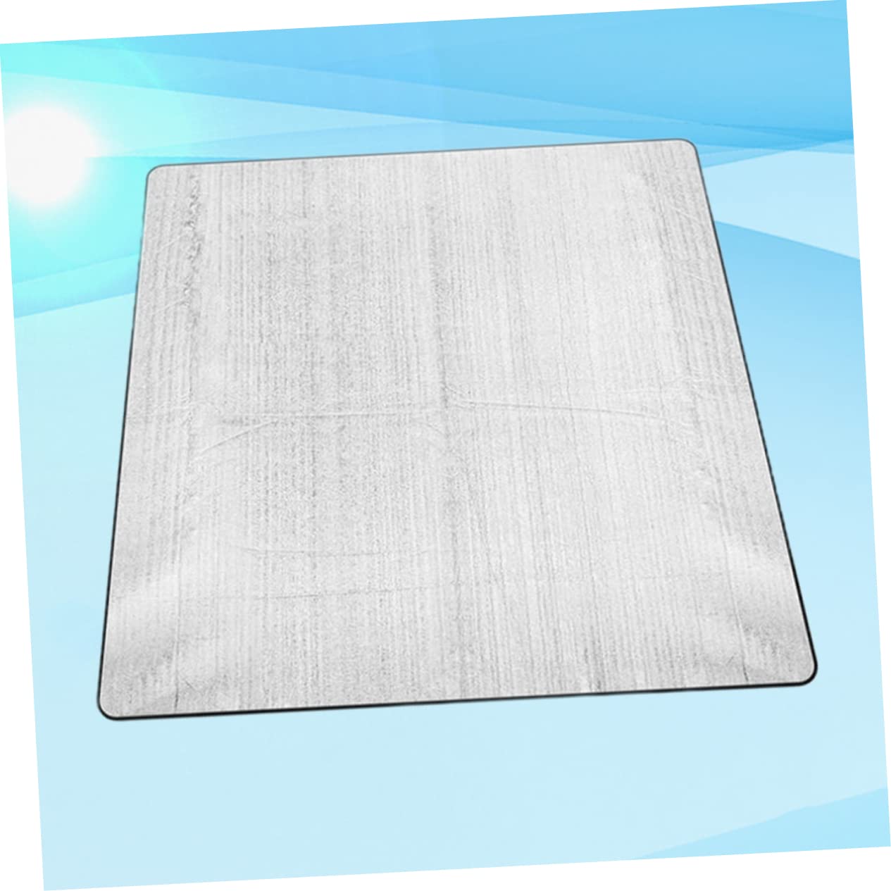 GOOHOCHY Camping Mat 1pc Aluminum Film Sleep Mat Foldable Outdoor Pillow for Hiking