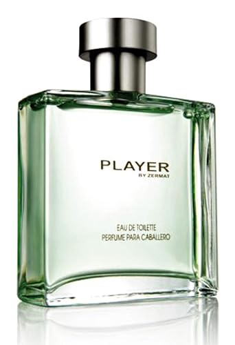 Player by Zermat EDT Perfum para hombre 3.4oz, Perfume para Caballero Player 3.4 fl oz