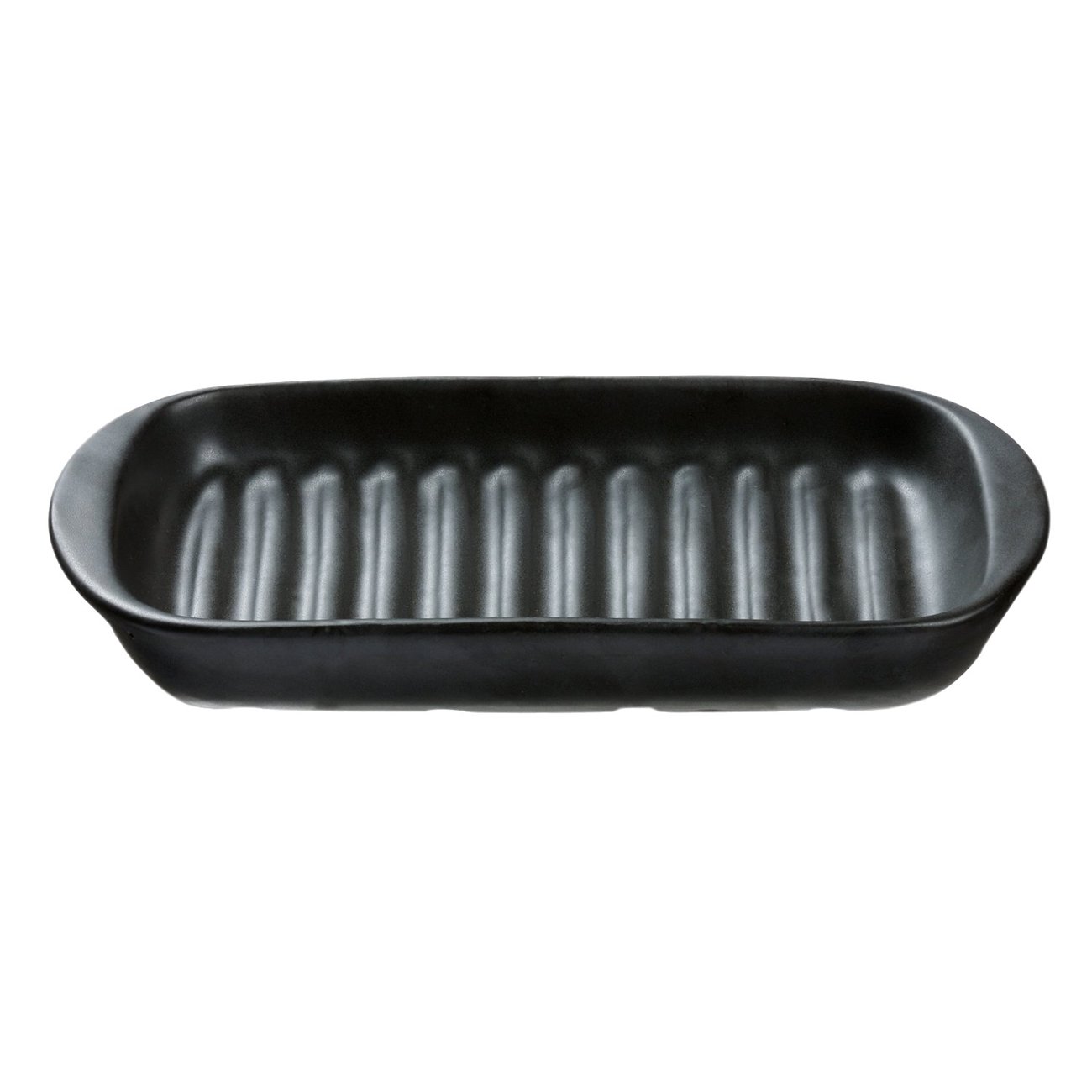 Dish oval black stone wall industry magic 3154