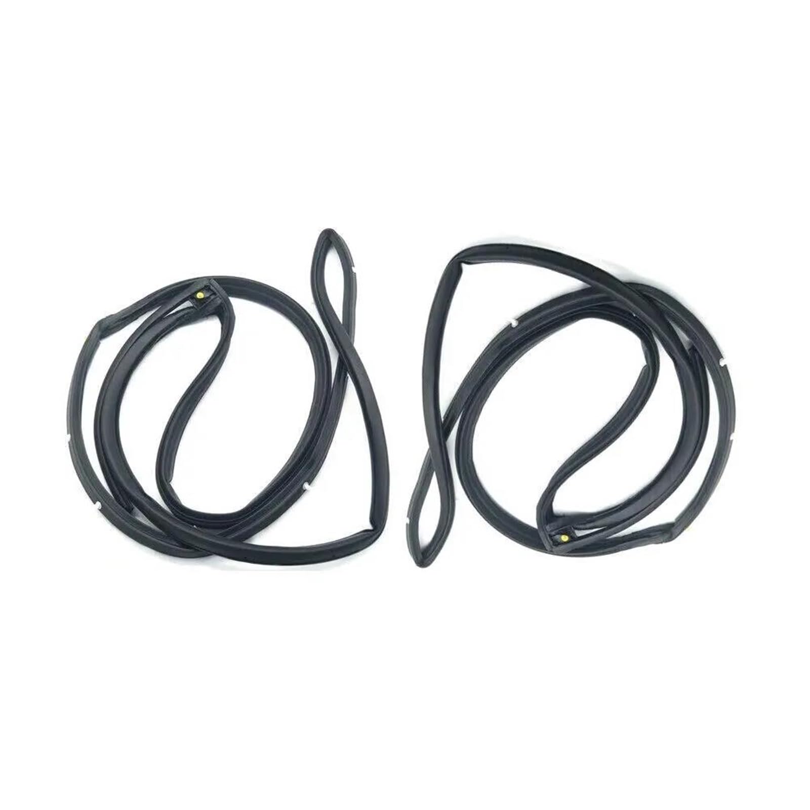 for Civic Sedan 2006 2007 2008 2009 2010 2011 Car Door Weatherstrip Moulding Seal Left Right Front Rear AJOHBM(Rear Left and Right)