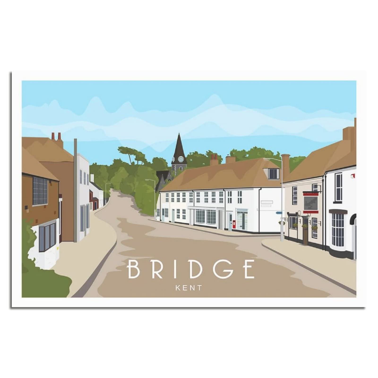 Jigsaw Puzzles for Adults 1000，Bridge Canterbury Kent Of paper Puzzles Suitable For Adults Children Families Stress Relief Puzzle Games 70x50cm