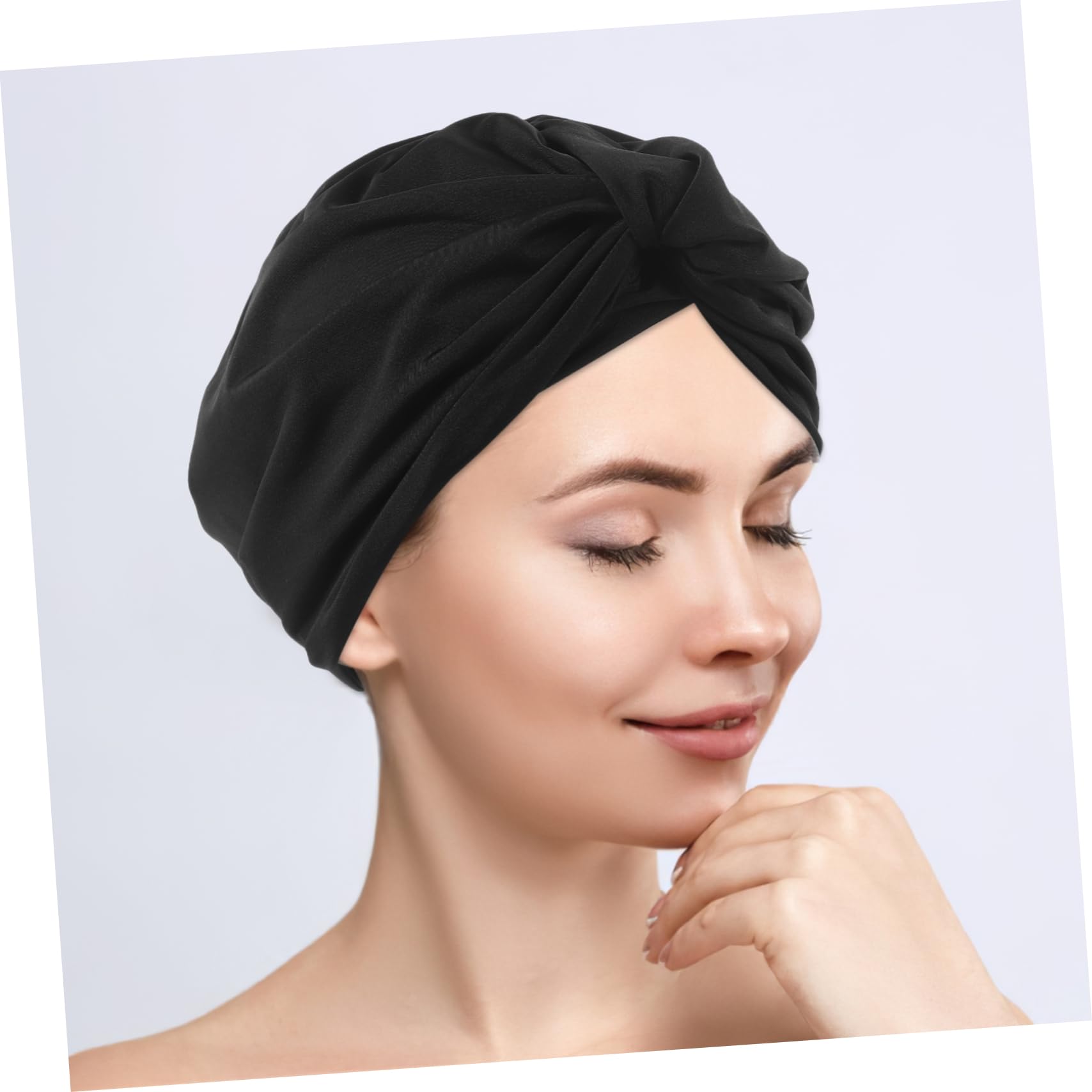 POPETPOP Cheveux Courts Bonnet De Plissé Bonnet De Bain Bonnets De Bain Chapeaux pour La Natation Grand Chapeau De Bain Bonnet De Bain pour Les Femmes Chapeaux De Fleurs Chapeaux De Bain