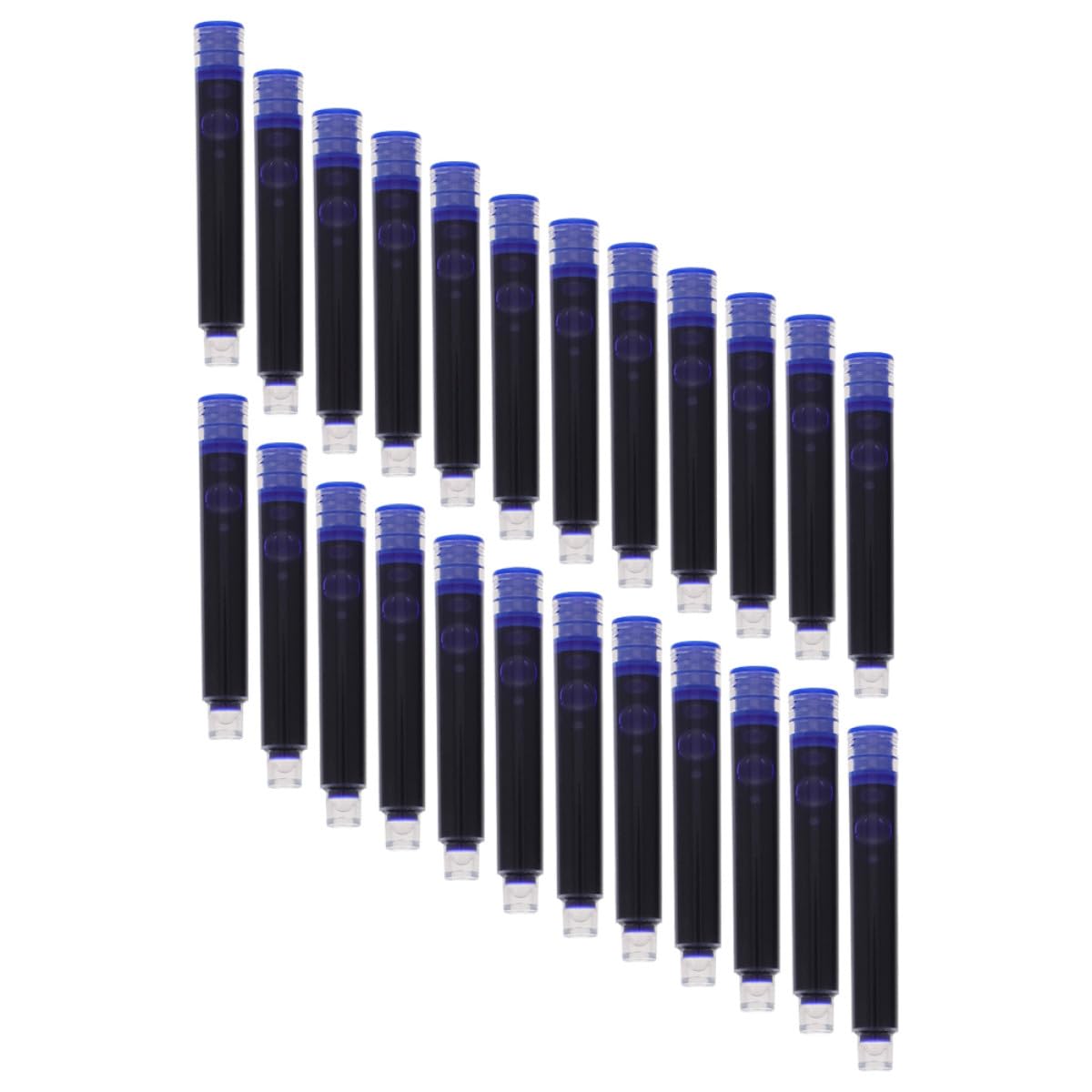 Gadpiparty Ricariche di Inchiostro Ricambi Design Ergonomico per Pezzi 200 Penna Stilografica in Plastico Blu per Penne Stilografiche per Uso Scolastico e Professionale