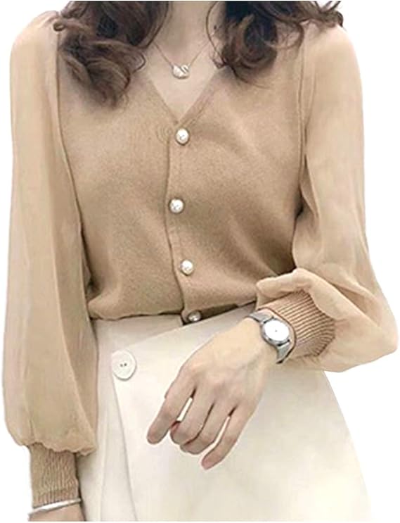 Amazon ライオンガーデン 春服 トップス おしゃれ 韓国 Vネック きれいめ 長袖 かわいい M 2xl シャツ ブラウス 通販 Amazon ライオンガーデン 春服 トップス おしゃれ 韓国 Vネック きれいめ 長袖 かわいい M 2xl シャツ ブラウス 通販