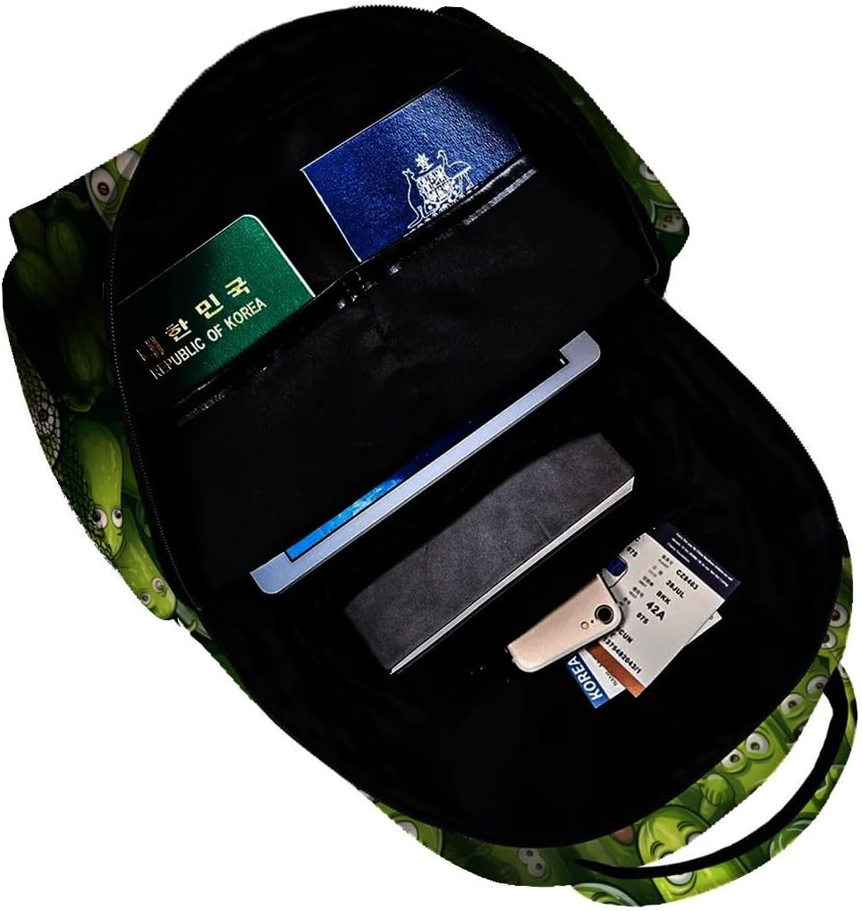 Pickle Backpack Travel Backpacks Laptop Rucksack,School Bookbag for Women Kids Boys Girls,Fun Food Back Pack Accessories Bags,Ideal Gifts for Work, Outdoor Adventures - Image 5