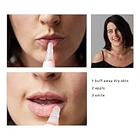 Vista 4 de Undone Beauty Lip Life - Tinte labial hidratante con punta exfoliante para una eliminación suave de la piel seca y brillo no pegajoso incoloro