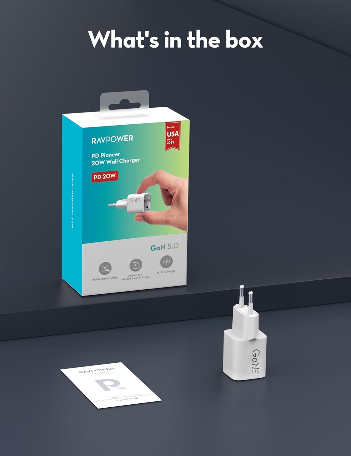 RAVPower RP-PC1055 included view