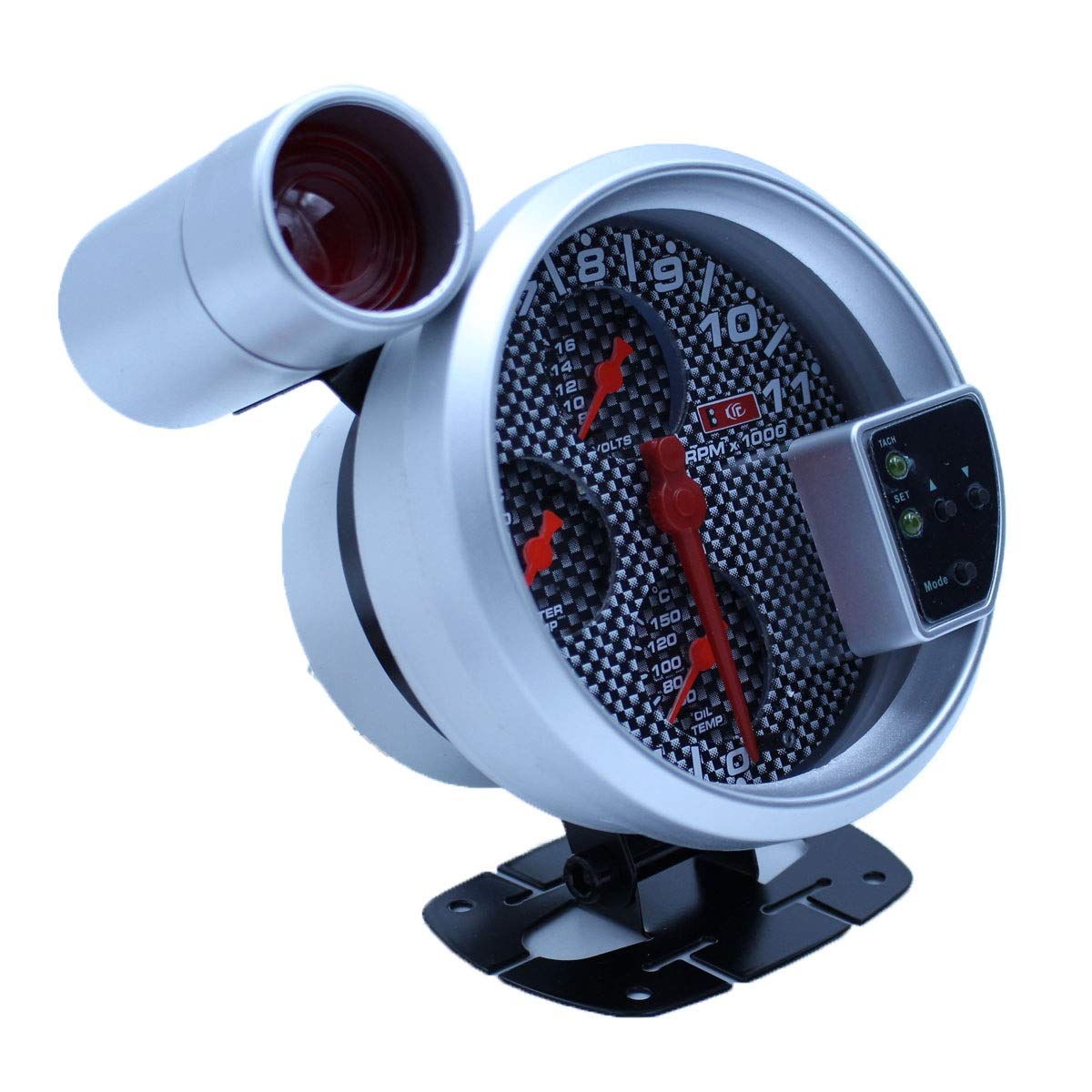 Instrumentación Instrumento de modificación multifunción automotriz de 5 "4 en 1 Temperatura del Agua Temperatura del Aceite Voltaje Presión del Aceite Tacómetro