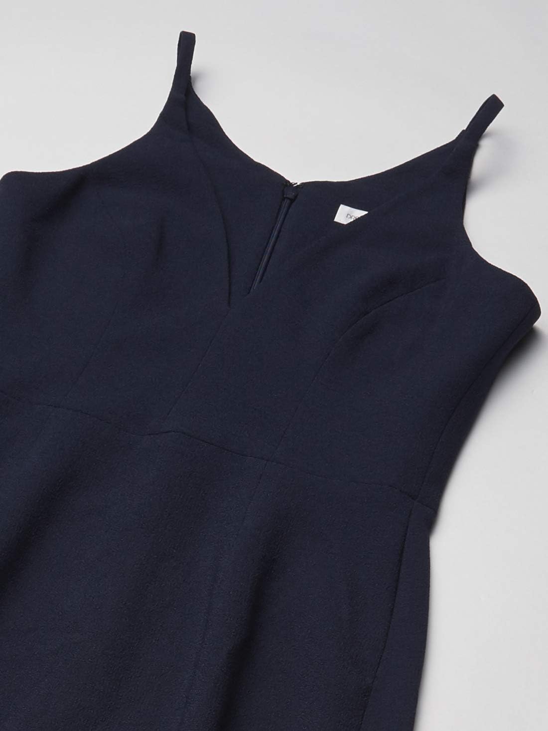 Dress The Population Womens Lyla Plunging Sleeveless Fitted Midi Sheath Dress - Image 3