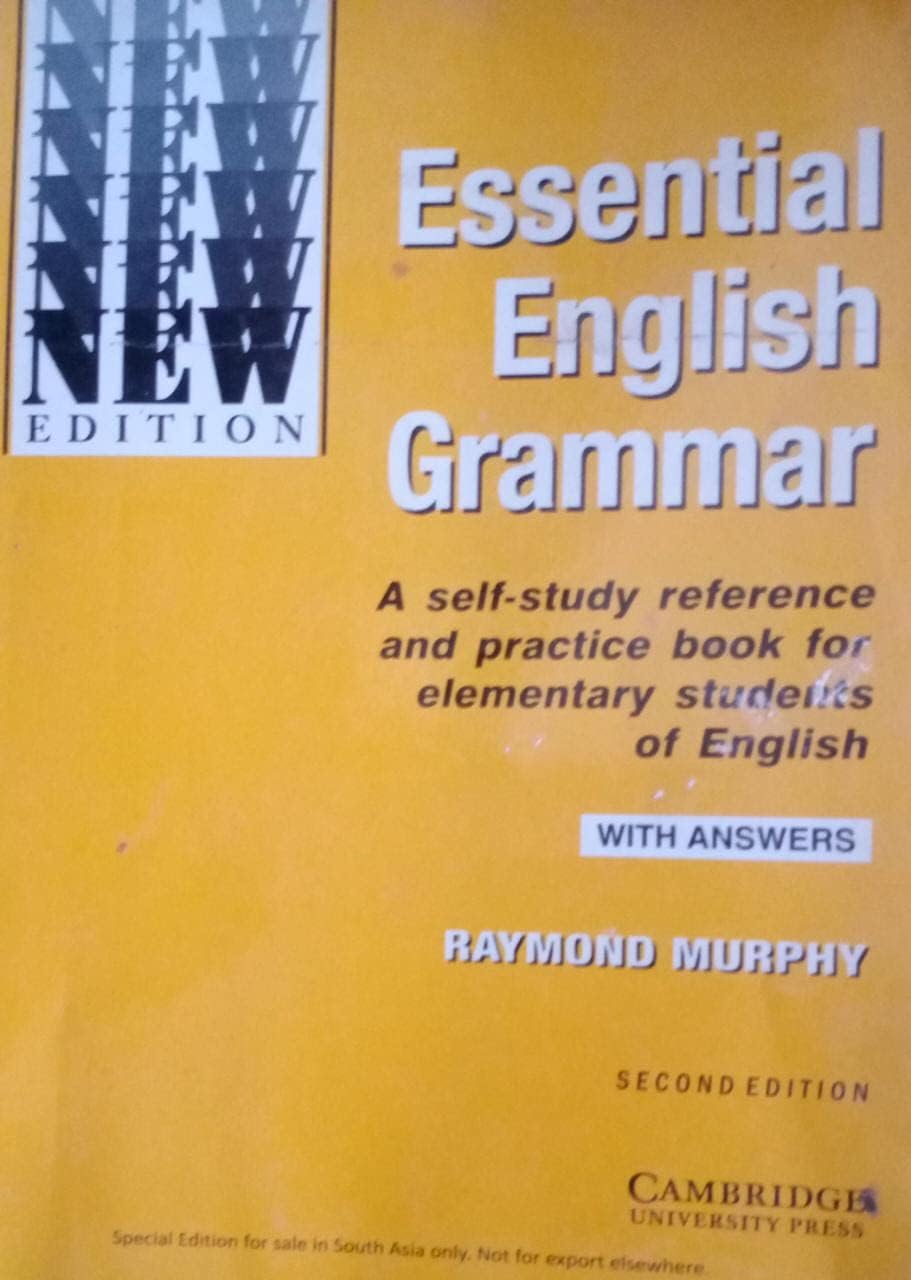 Essential English Grammar By Raymond Murphy (Second Hand & Used Book) (S)