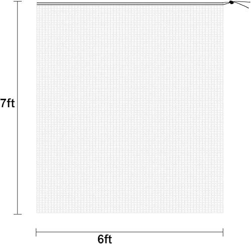 Miniatura 9 de Alpurple - Malla anti insectos y pájaros con cordón para proteger las plantas, flores y frutas de insectos y pájaros., 78 x 98 pulgadas.
