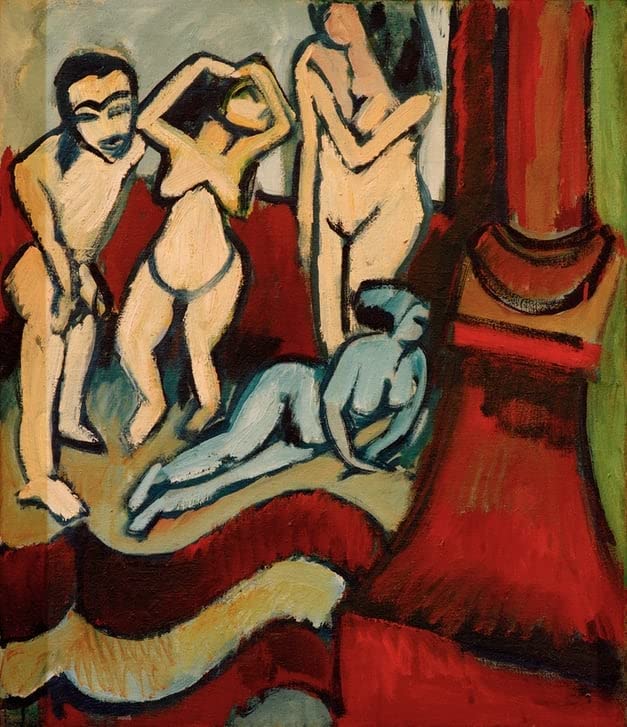 Art mural toile danseur sautant pour sublimer la décoration murale d'un salon moderne