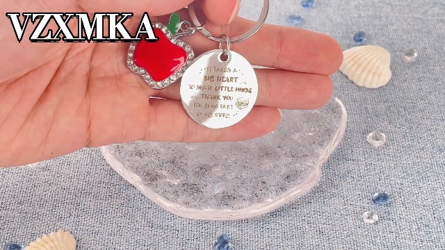JRZDFXS Llavero Regalo Maestra Fin De Año Regalo Maestra Llavero
