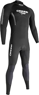 CRESSI seit 1946 Fast Man Einteiliger Neoprenanzug 1mm Schwarz/Grau 3XL/7