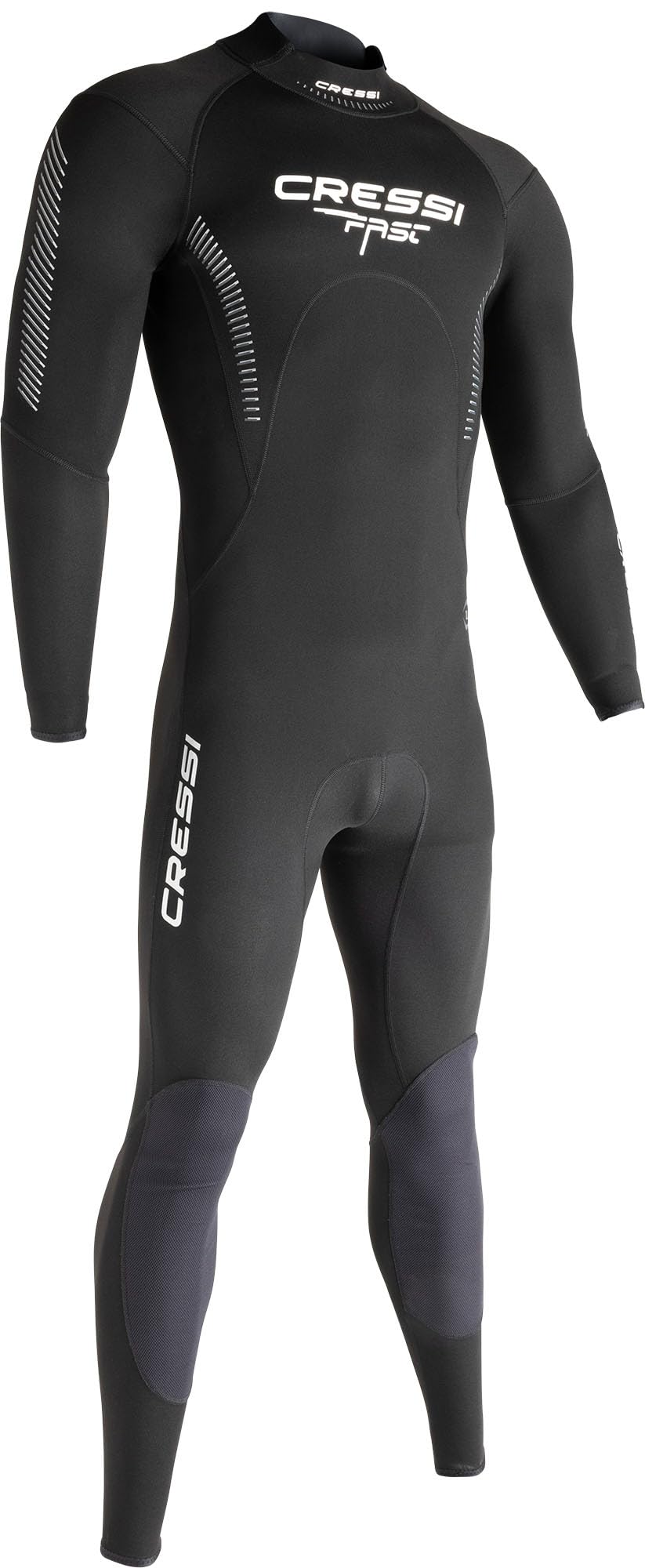 Cressi Men's 1 mm Back-Zip Neoprene Wetsuit for Scuba Diving - Pre-Shaped Legs & Abrasion Knees for Diving Suit
