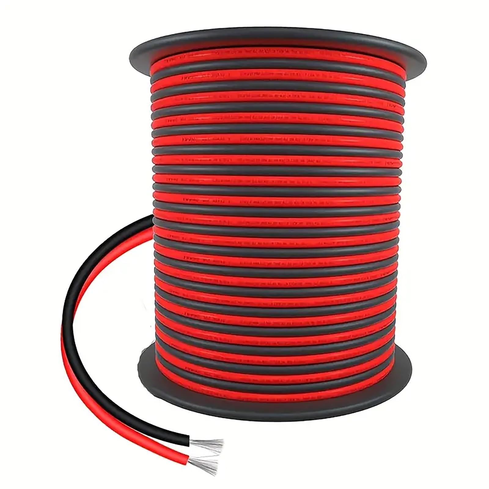 Cable para Electrónica 16-28 AWG 2 Conductores, Cobre Estañado - Baja Tensión para Proyectos DIY, Maquetas (Núcleo Simple, PVC) - 5m-60m Opcional(100ft,26AWG)