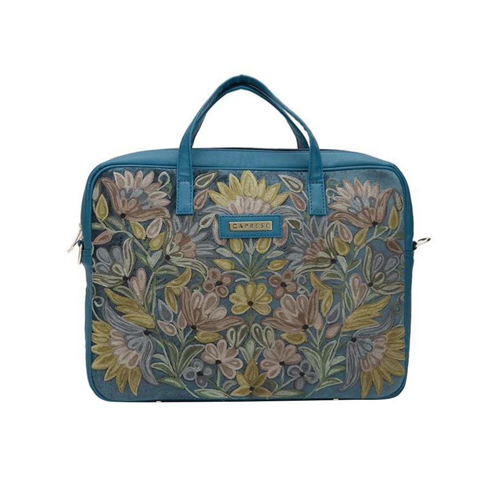 Caprese TRESNA EMBROIDERY LAPTOP TOTE GREEN HANDBAG (B0CF9SQN1X) Amazon Price History, Amazon Price Tracker