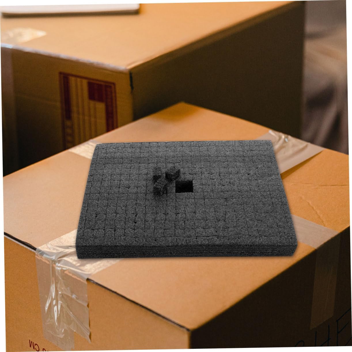 KOMBIUDA Versatile DIY Foam Inserts Secure Packaging Foam Padding for Transportation Lightweight Shock Resistant Cube Foam Liner for Electronics Glassware and Ceramics Storage